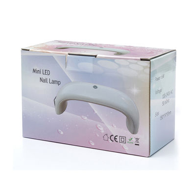Portable Mini 6w Nail UV Lamp Professional Nail Dryer Red / Black