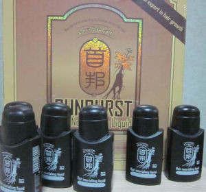Real result sunburst hair growth 6 in1 shou bang Additional Hair Dense hair liquid