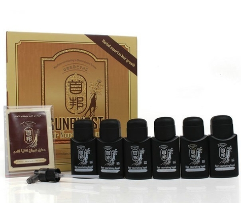 Real result sunburst hair growth 6 in1 shou bang Additional Hair Dense hair liquid