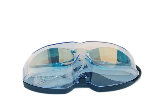 Customized PC Safety Anti UV Swimming Pool Goggles Eco Friendly